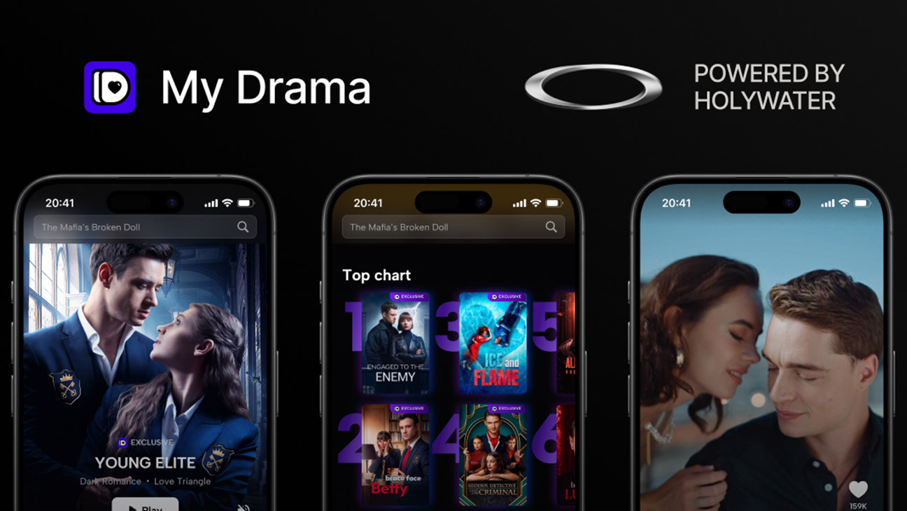 Holywater's My Drama microdrama app interface