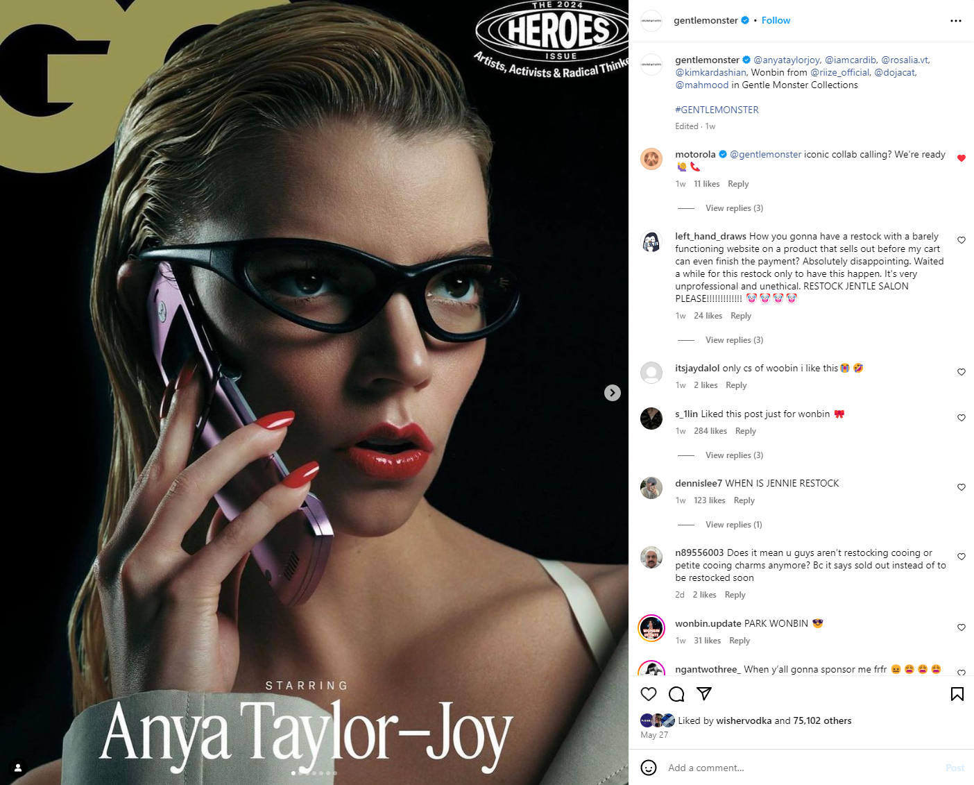 Motorola real-time commenting strategy