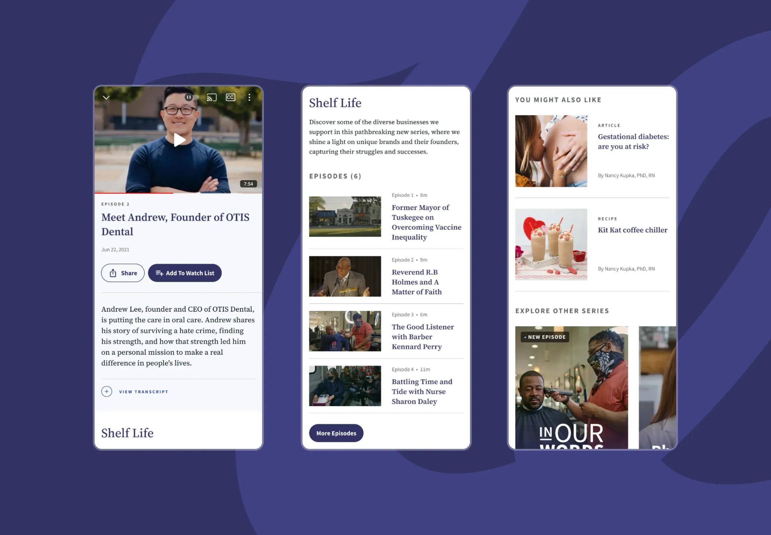The Thread mobile experience