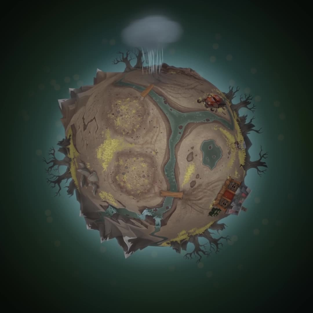A later planet state, unlocked through activity